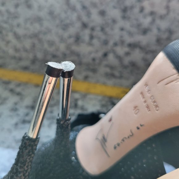 Giuseppe Zanotti heels embellished with crystals EU Sz 40 Mint condition - Picture 12 of 17
